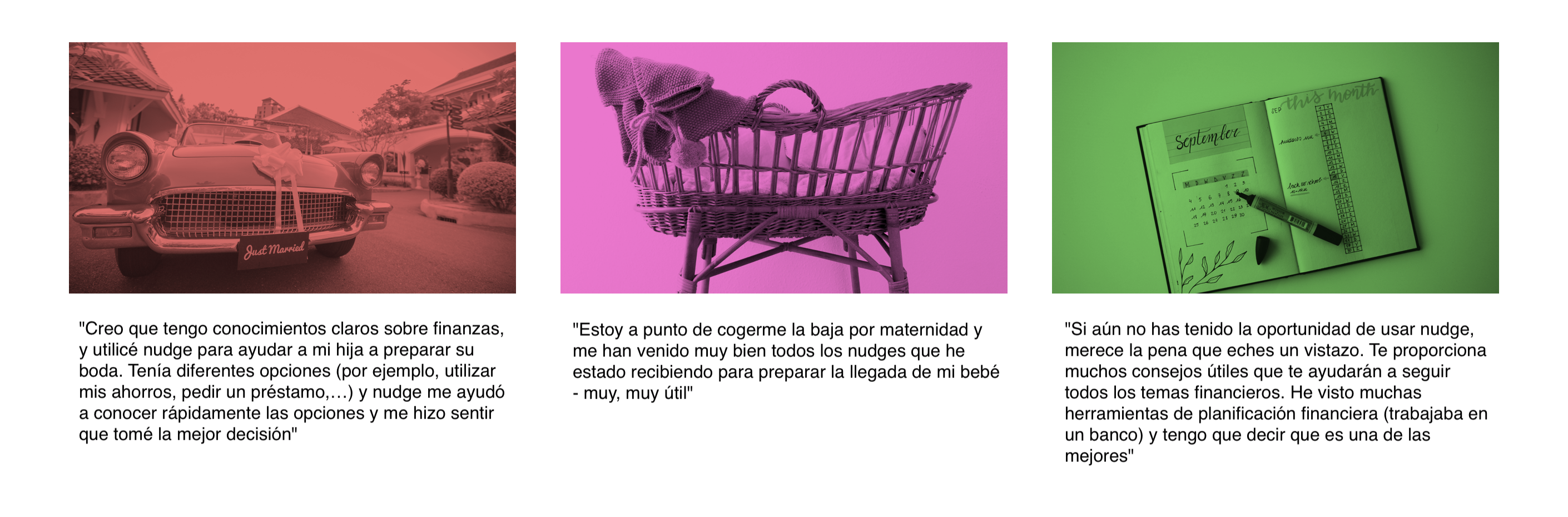 Testimonios de usuarios 1 Testimonios de usuarios 1