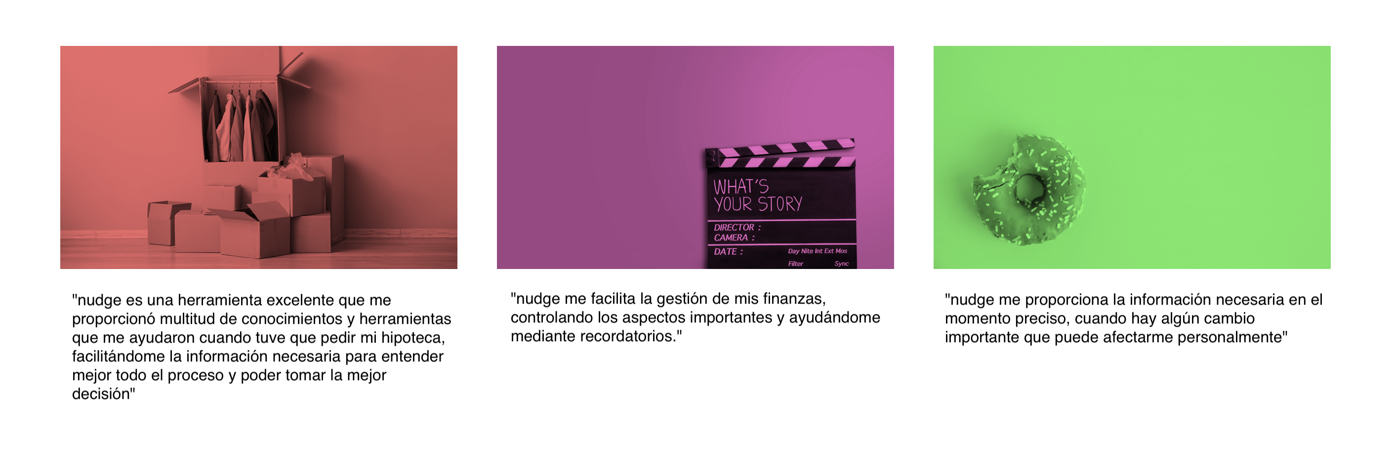 Testimonios de usuarios 2 Testimonios de usuarios 2
